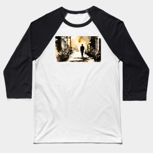 Classic Retro Noir Baseball T-Shirt